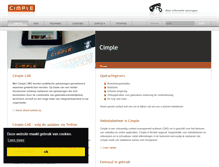 Tablet Screenshot of cimplecms.nl