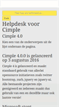 Mobile Screenshot of help.cimplecms.nl
